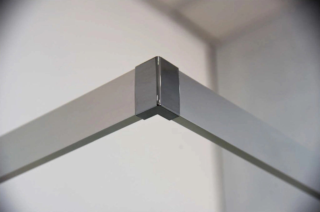 Box doccia Style profilo cromato trasparente 140x140cm da 6mm