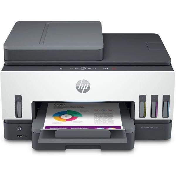 Hp smart tank 7605 wireless all-in-one colore stampante, stampa fronte/retro fotocopiatrice, scanner - 28C02A#BHC