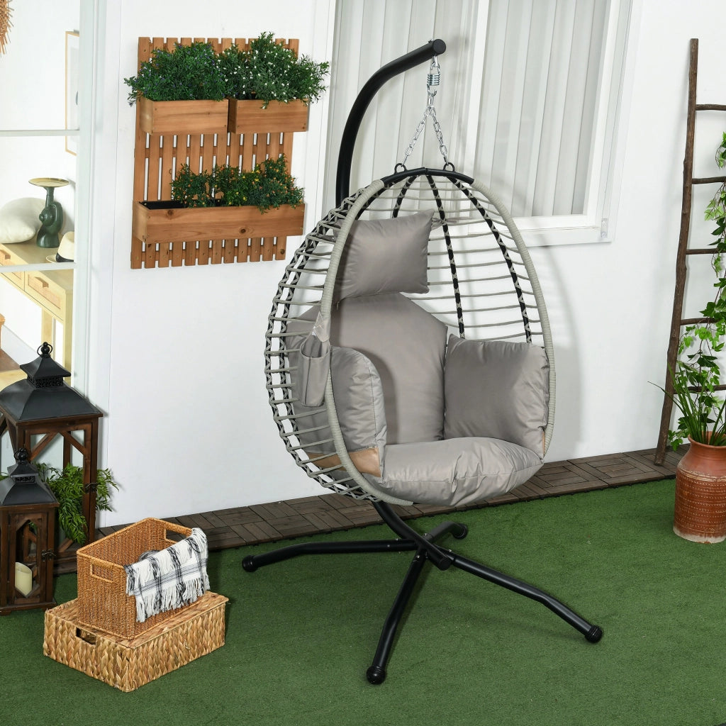 Poltrona a dondolo ¨C zephmum ¨C Grigio