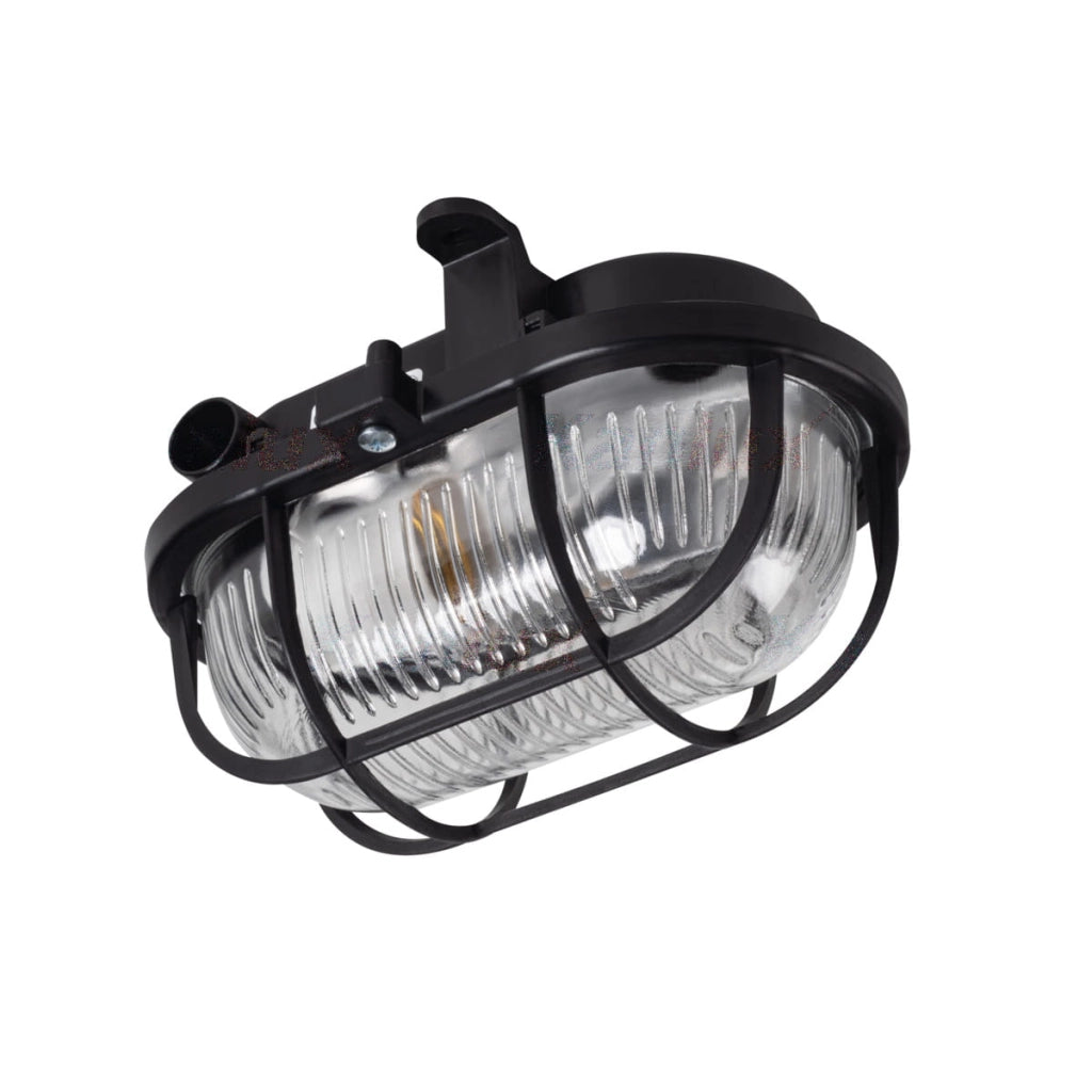 Kanlux MILO plafoniera canalina E27 IP54 60W nera 8092