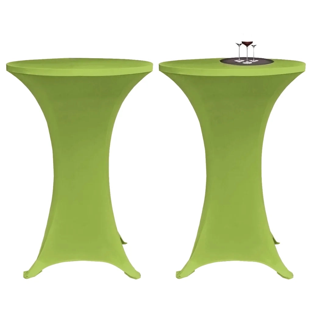 Copertura Elastica per Tavolo 2 pezzi 80 cm Verde CFW1130340