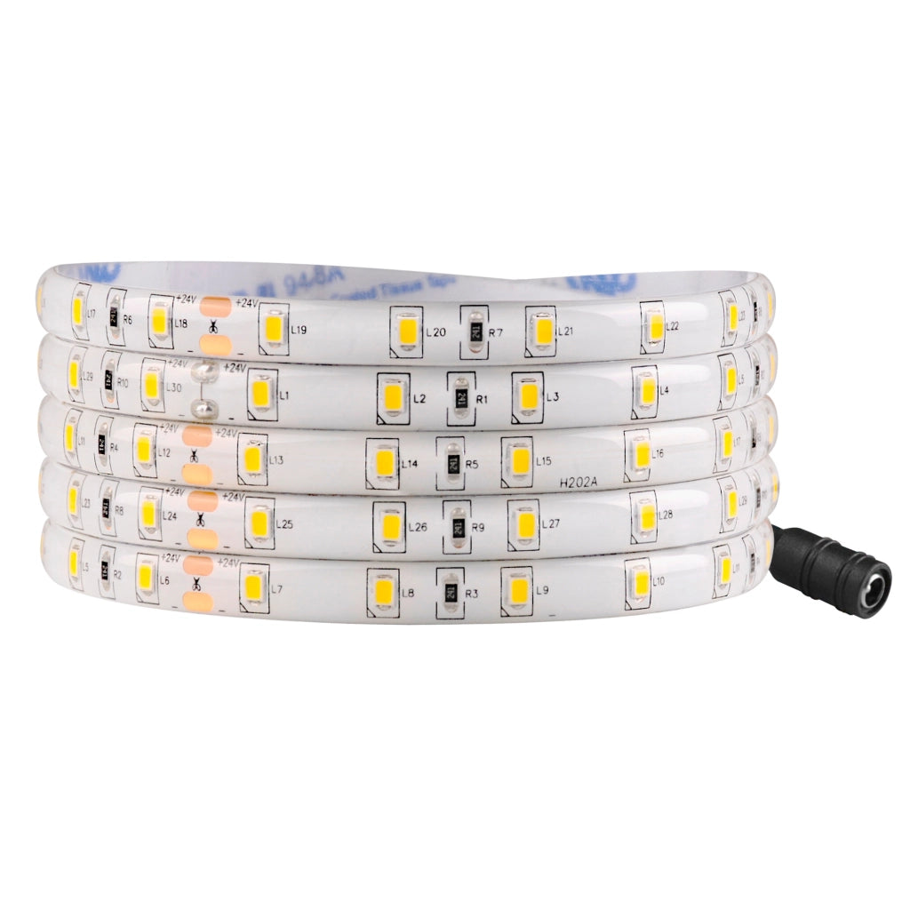 Kit striscia LED 2m 24V IP65 4000K con alimentatore ON/OFF