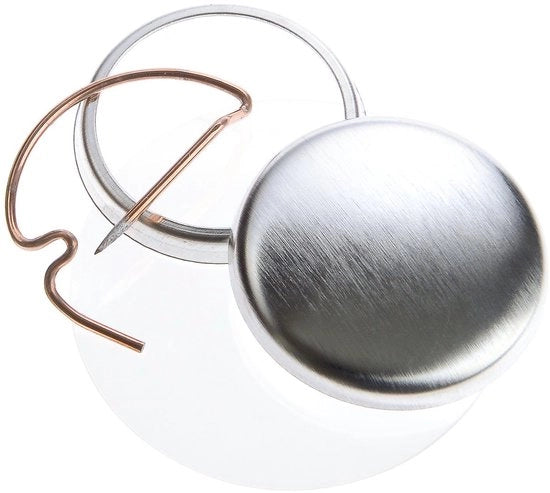 Piastre a knop 25mm (100 pezzi) con ago curvo per macchina Buttonboss