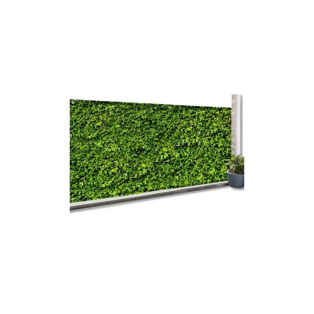 IDMarket - Rete ombreggiante 1x10m, telo rotolo per recinzione giardino 160g/m², stampa fogliame