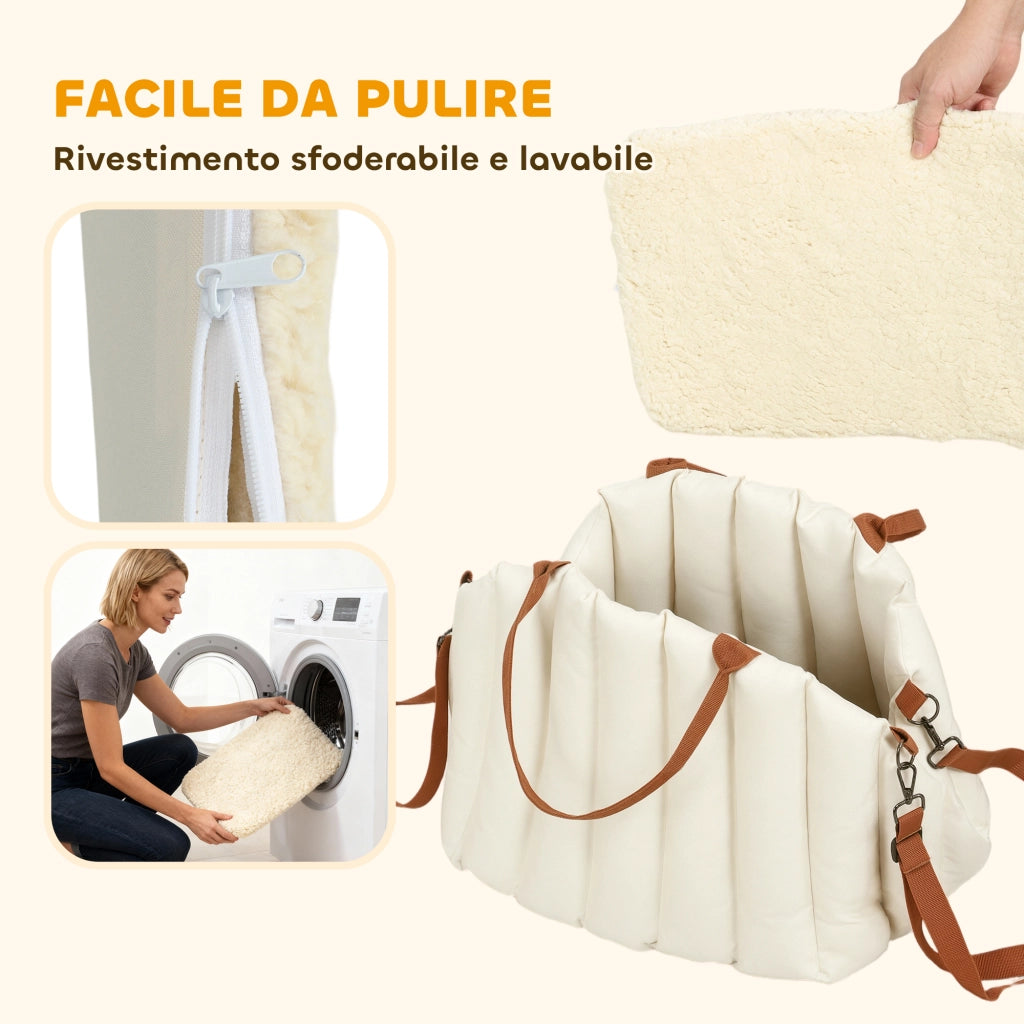 Sedia per Cani Piccoli ¨C Minimal ¨C Crema
