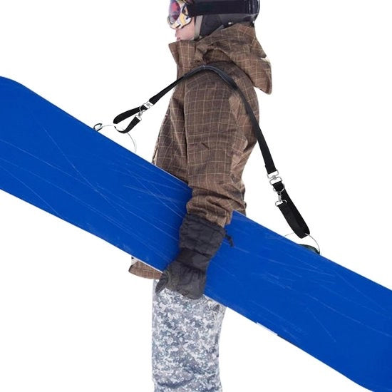 Cinturone da sci per snowboard - Cinturone da sci con regolazione - Cinturone da spalla con imbottitura - Cinturone da spalla unisex con regolazione per skateboard