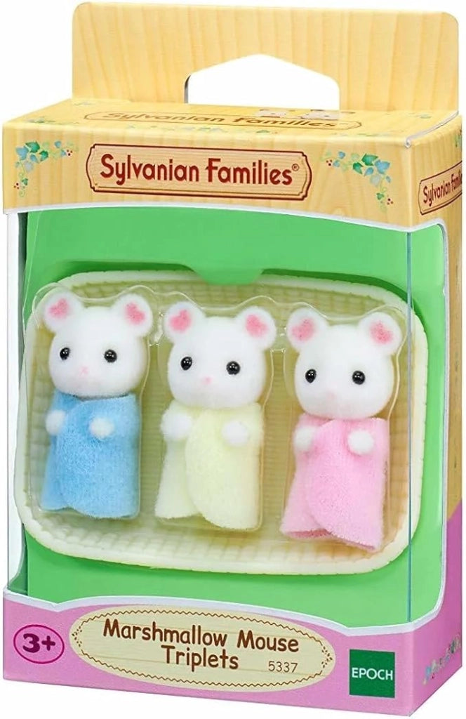 Sylvanian Families, Marshmallow Mouse Triplets, Epoch, Eta 3+