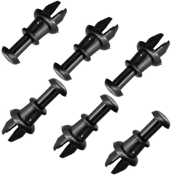 Clip per cassetta porta bagagli 6 pezzi - Haken per cassetta porta bagagli - Sostegno per cinture di bagaglio - Leggero e duraturo - Materiale di alta qualità - Kunststof - Compatta e impermeabile - Clip per bagaglio