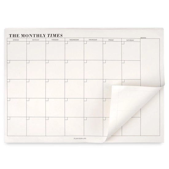Calendario da Parete 60 Fogli - Calendario Mensile - Pianificatore degli Appuntamenti - Lista dei Compiti - 24,5x17,5 cm - Carta di Alta Qualità - Libro di Pianificazione