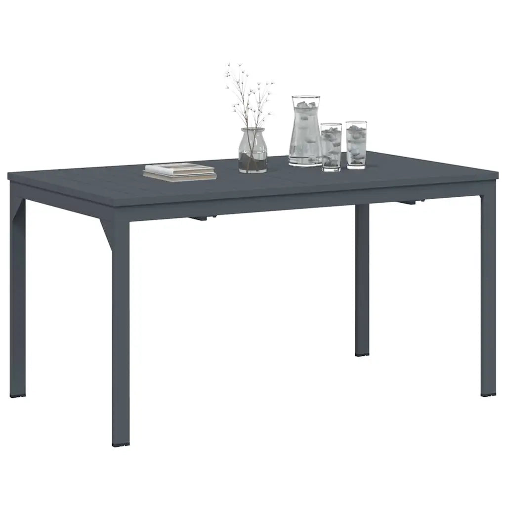 Tavolo da patio Antracite 180 x 80 x 74 cm 42010362