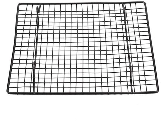 Piastrello di cottura in acciaio inossidabile - 26 x 23 cm - Antiscorrosione - Piastrello di cottura antiaderente - Cottura uniforme - Prevenzione gonfiore - Piastrello di cottura