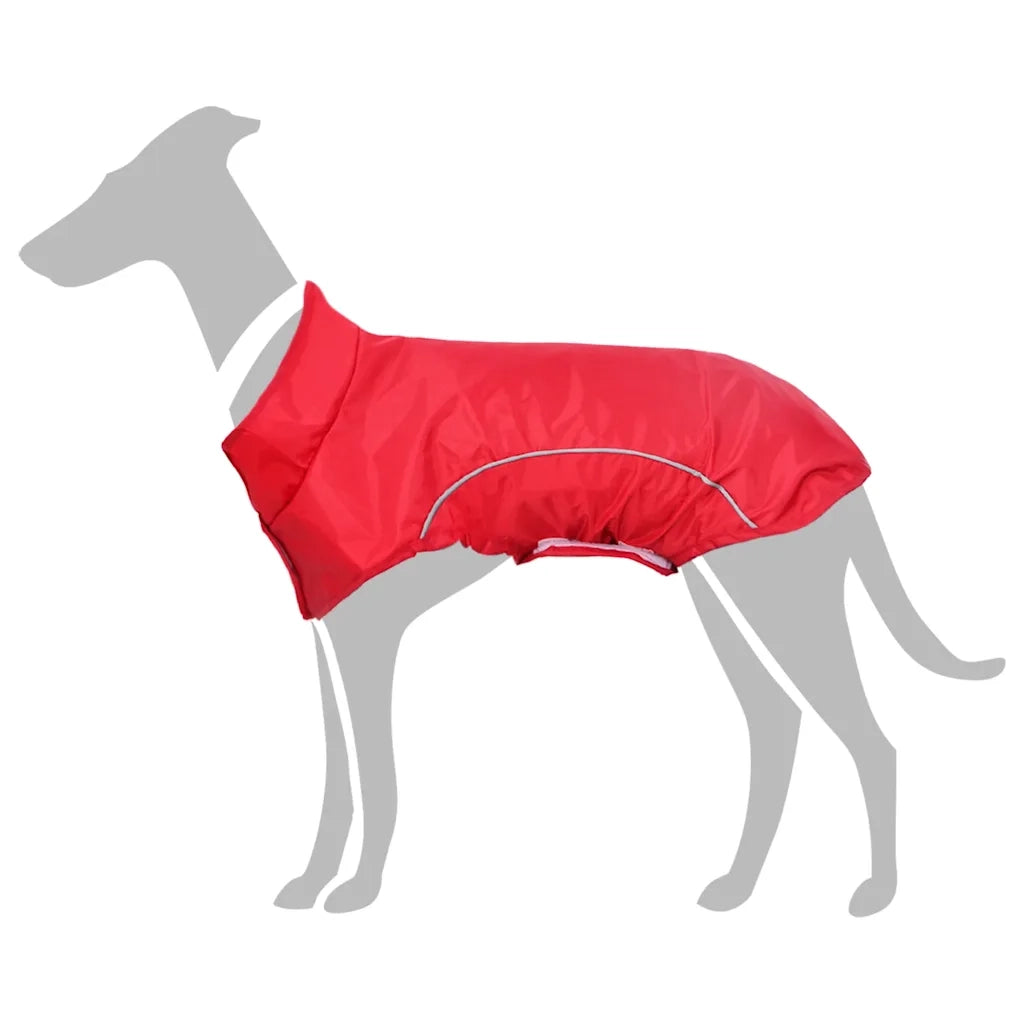 Impermeabile per Cani con Strisce Riflettenti Poliestere L CFW7498212