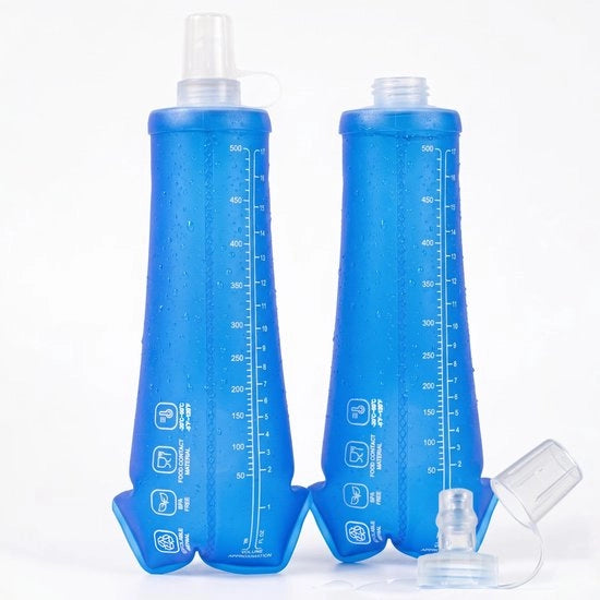 Ottimizzazione - Bicchiere da Viaggio 500 ml - Ultraleggero - TPU - Portatile - BPA-free - Ideale per Outdoor e Uso Giornaliero - Otre da Acqua