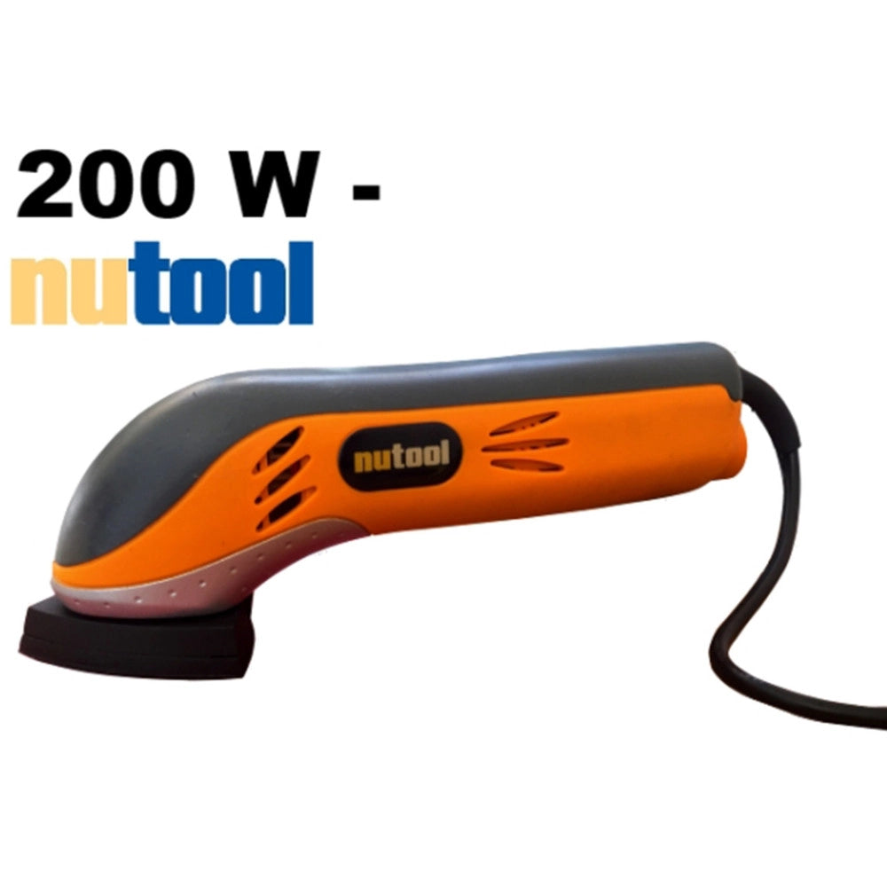 Trade Shop - Levigatrice A Delta Triangolare Smerigliatrice Utensile Multifunzione 200w -