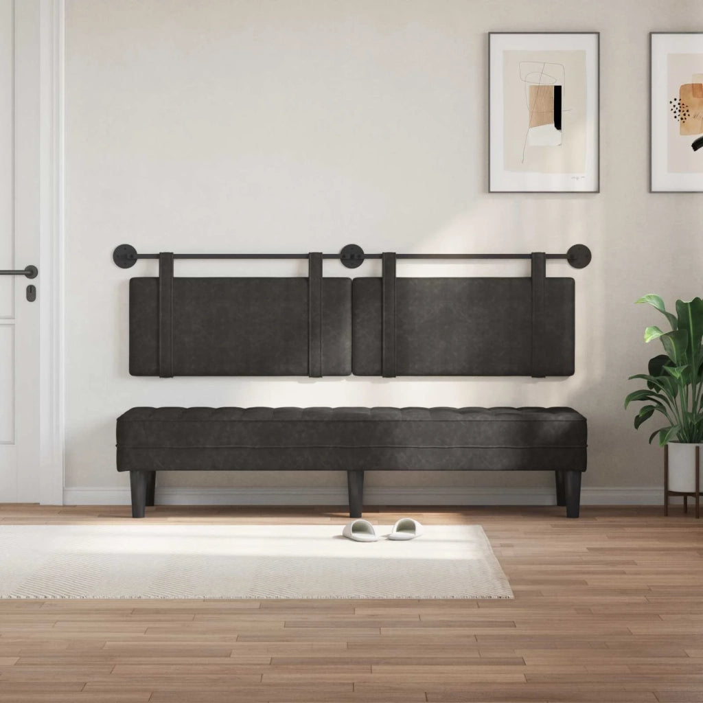 Testiera sospesa Nero PU Antico 42031478