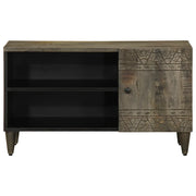 Mobile Porta TV Grigio Chiaro 80x31,5x46 cm in Legno Mango 4017807