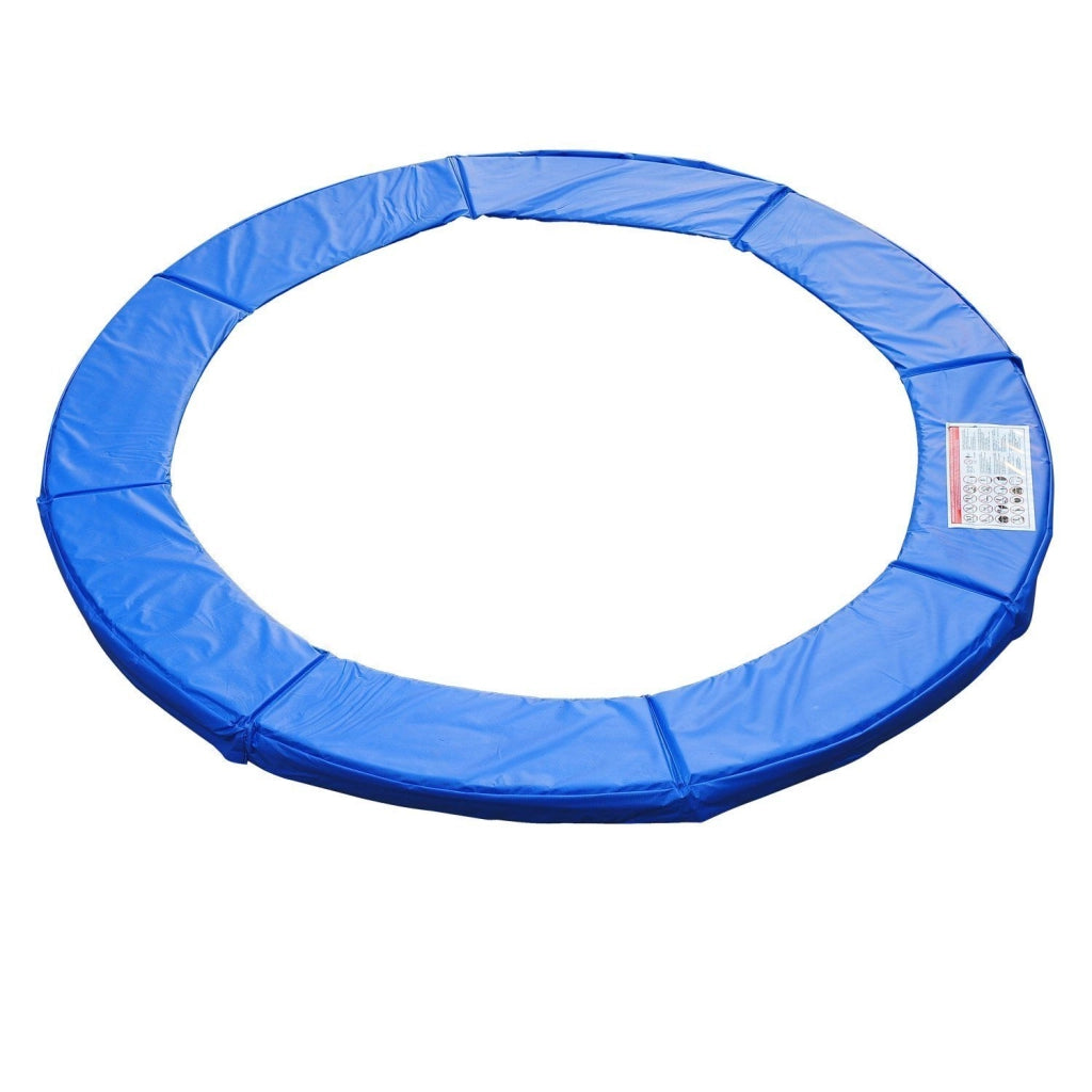 EasyComfort Copertura Imbottita Bordo Trampolino, Protezione per Tappeto Elastico Giaridno in Plastica, Ø244cm, Blu