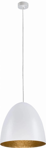 Lampada a sospensione EGG bianco/oro Ø39 Nowodvorski 9021