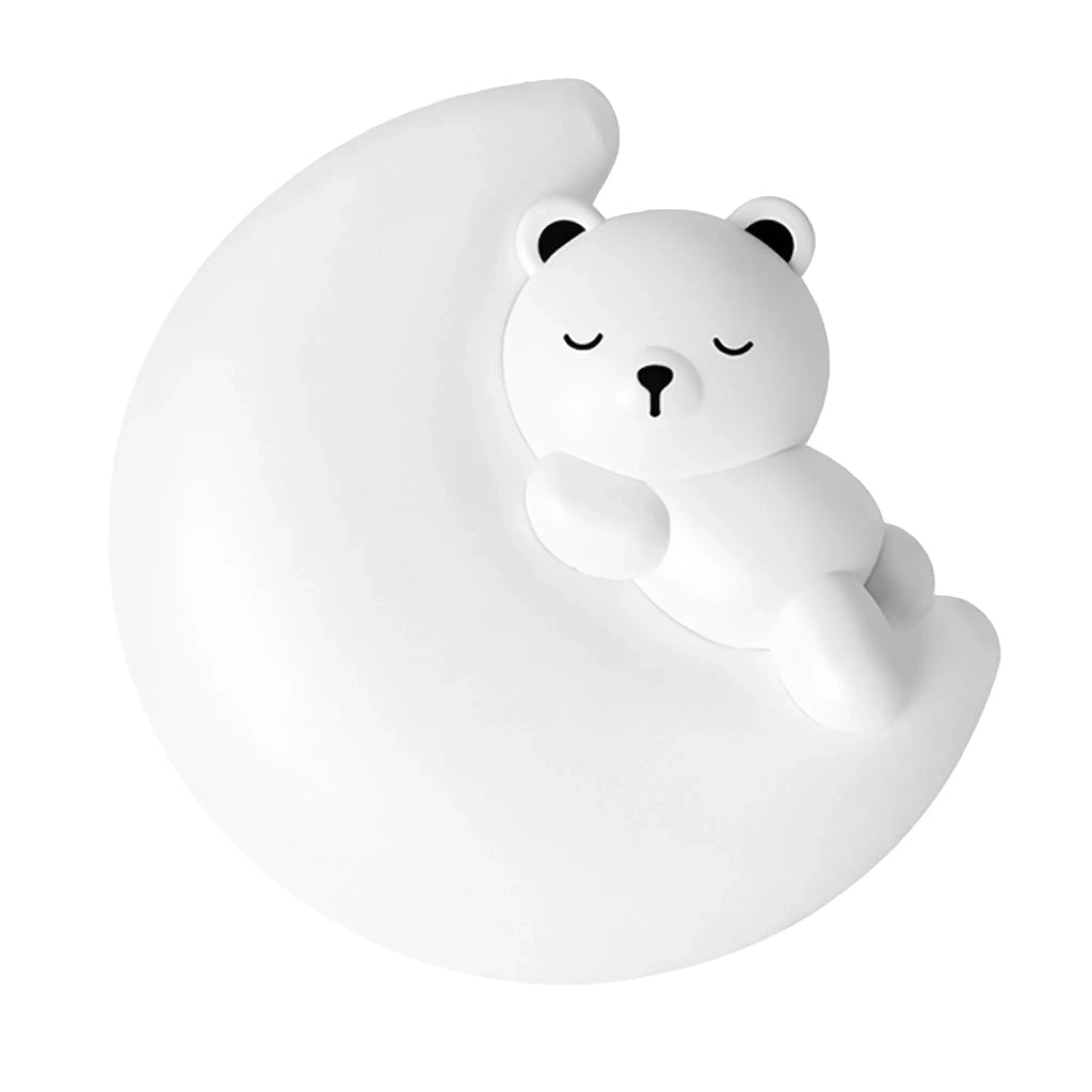 Applique Da Parete Led G180-w Orso Sulla Luna