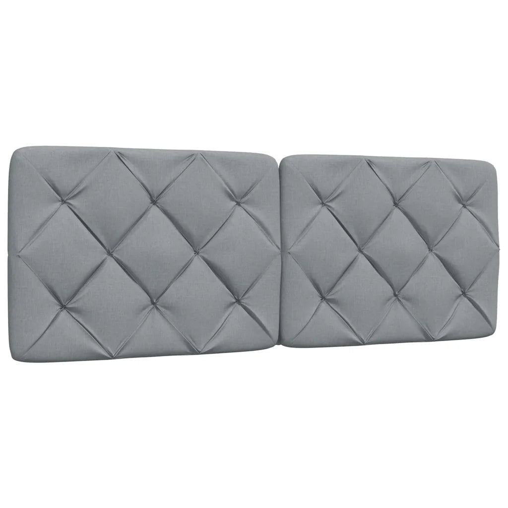 Letto matrimoniale | Letto per adulti | Giroletto senza Materasso Grigio Chiaro 120x200 cm Tessuto