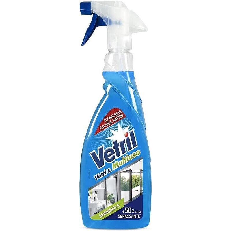 VETRIL DETERGENTE MULTIUSO IN FORMATO DA 650ML CON AMMONIACA