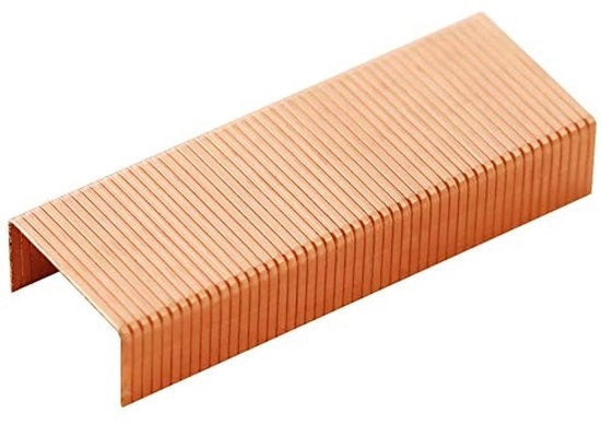 Nastri adesivi 24/6 mm in rosé con finitura luccicante - 1000 pezzi - rivestimento in rame - alta qualità - ideale per uso domestico/ufficio - resistente agli urti - con collanti