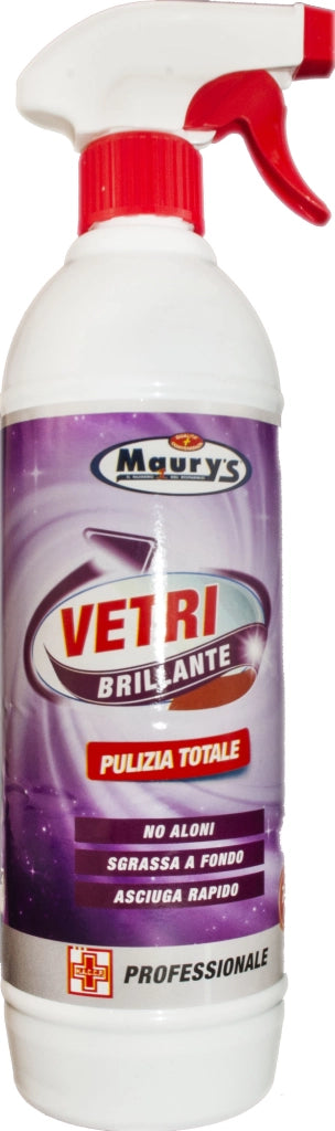 MAURY'S PROFESSIONAL SPRAY VETRI BRILLANTI 750ML