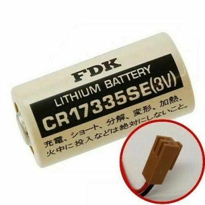 Batteria FDK CR17335SE size 2/3a 3V 1800mAh con connettore 2 vie