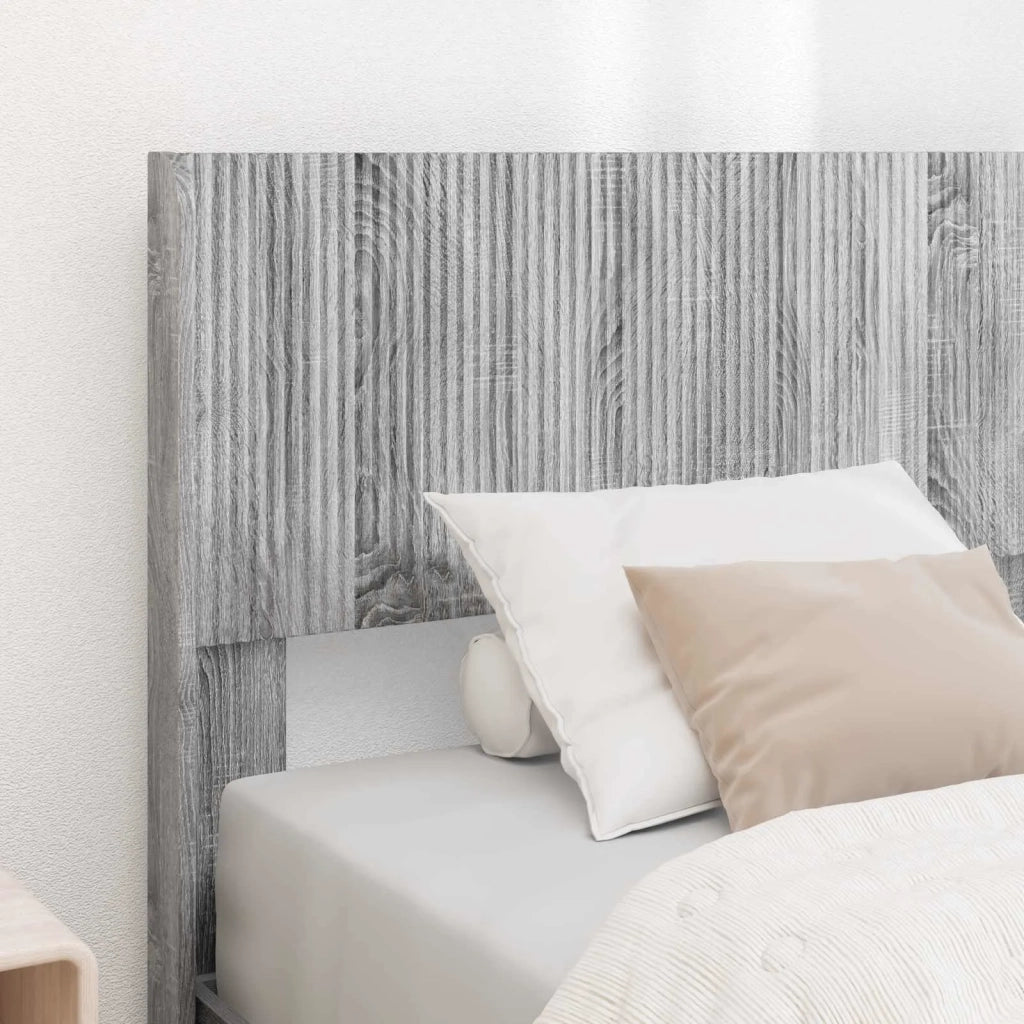 Struttura del letto con stoccaggio e testata Sonoma grigio 3414412