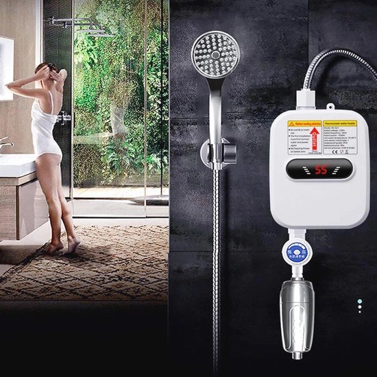 Boiler elettrico a flusso continuo 3,5 kW - Doccia a getto istantaneo per cucina e bagno