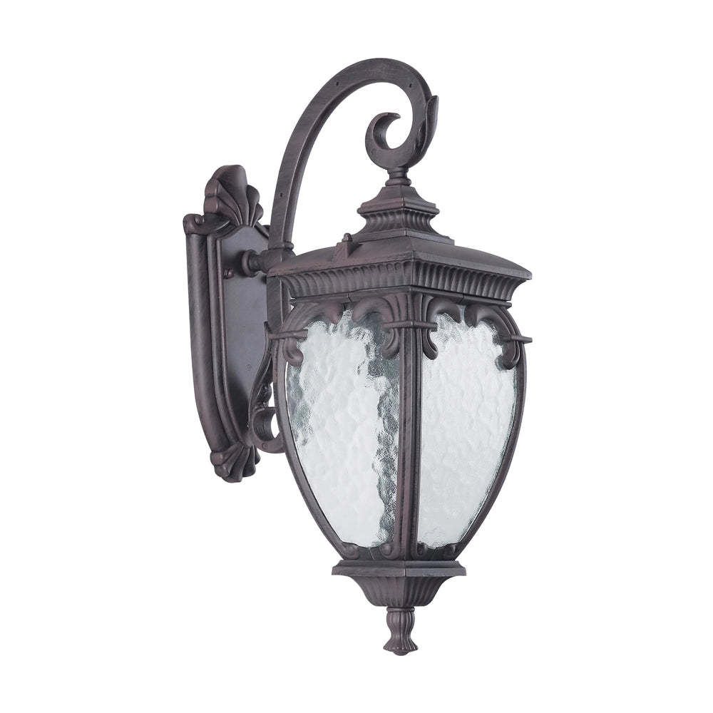 Maytoni Fleur applique esterno nero E27 IP44 alluminio