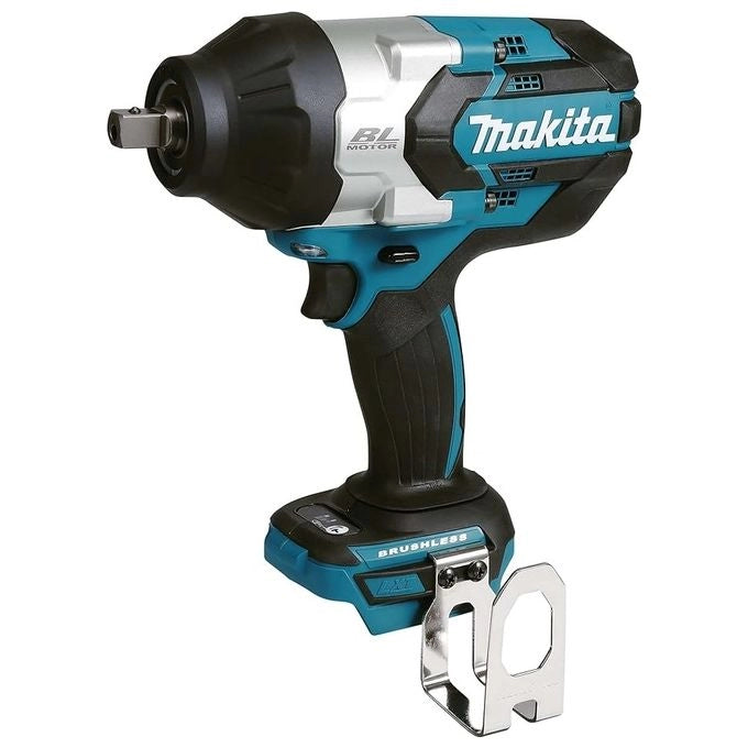 Makita DTW1004Z Avvitatore a Impulsi 1-2'' Brushless 18V Coppia Massima 1050 Nm con Inversione e Doppio LED colore Nero Turchese