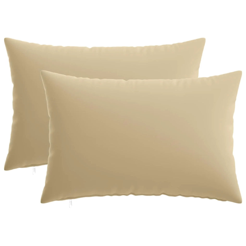 Federa 2 pcs HEERLEN Beige 30 x 50 cm Poliestere 907821
