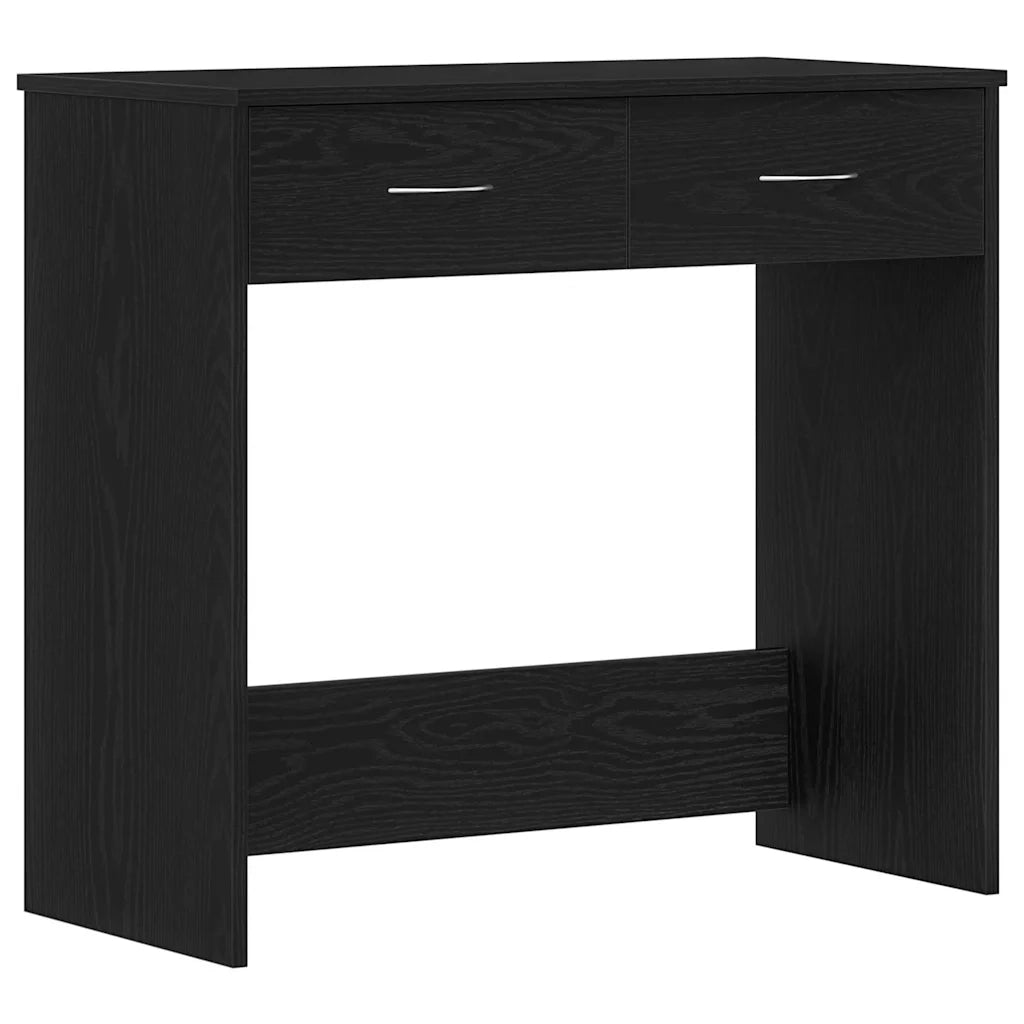 Scrivania Rovere Nero 80 x 40 x 75 cm Legno multistrato 862480