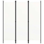 Paravento a 3 Pannelli Bianco 150x180 cm 320715