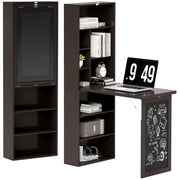 Scrivania con libreria e scaffale regolabile ¨C Minimal ¨C bianco