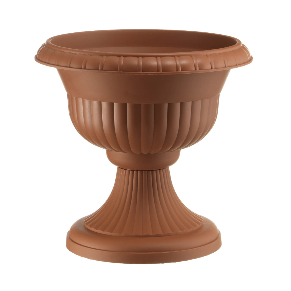 VASO CON SUPPORTO DAL DESIGN GREGO COLORE COTTO 30