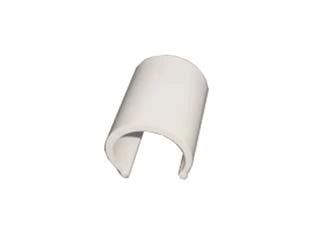CLIPS PVC BIANCO PER SERRE- - per tubi da ø mm.40 - conf. kg.1 - 1 kg