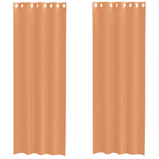 Tende in Voile con Occhielli 2 pz Terracotta