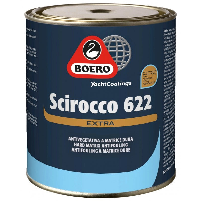 ANTIVEG. SCIROCCO 622 BIANCO 5L ANTIFOULING SCIROCCO 622 EXTRA BLUE 5L