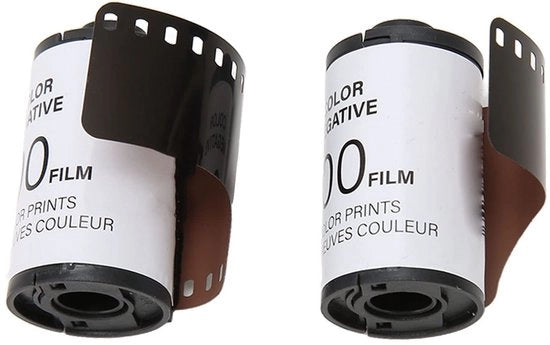 Pellicola fotografica a colori alta sensibilità - 35mm - ISO 200 - 2 bobine - alta definizione - grana fine - adatta per ritratti - pellicola negativa