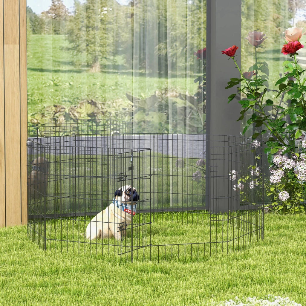 Recinto per Cani ¨C Minimal ¨C Nero 76x61cm