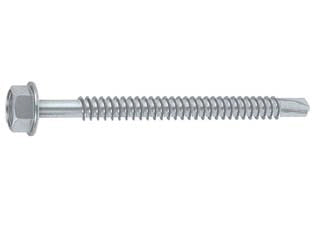VITE TIRAFONDI PER METALLO AUTOPERFORANTE IN ACCIAIO ZINCATO BIANCO- - ø mm.6,3x25 - 500 pezzi AMBROVIT