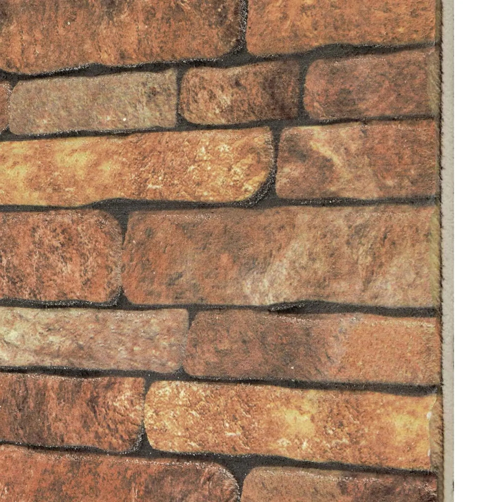 Pannelli da parete 10 pcs Marrone e bianco 100 x 50 cm 42046094