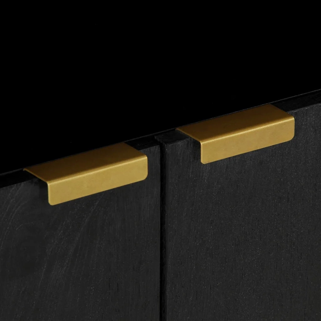 Credenza Nera 60x33x75 cm in Legno Multistrato 4017673