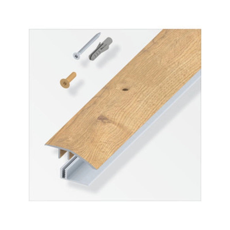 TERMINALE A SCIVOLO PER PARQUET ROVERE NAT. 100 CM- 1,0 pz