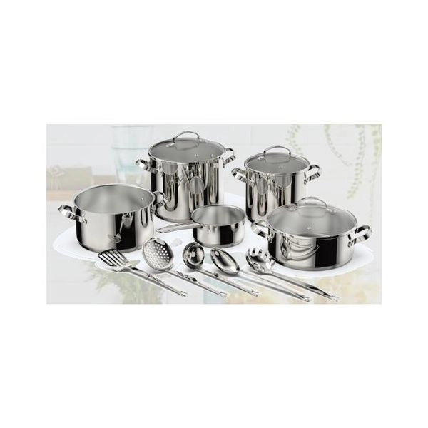 Batteria pentole lagostina 010750600013 icona acciaio lucido