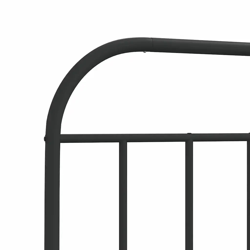 Testiera | Testata di Ricambio in Metallo Nero 135 cm