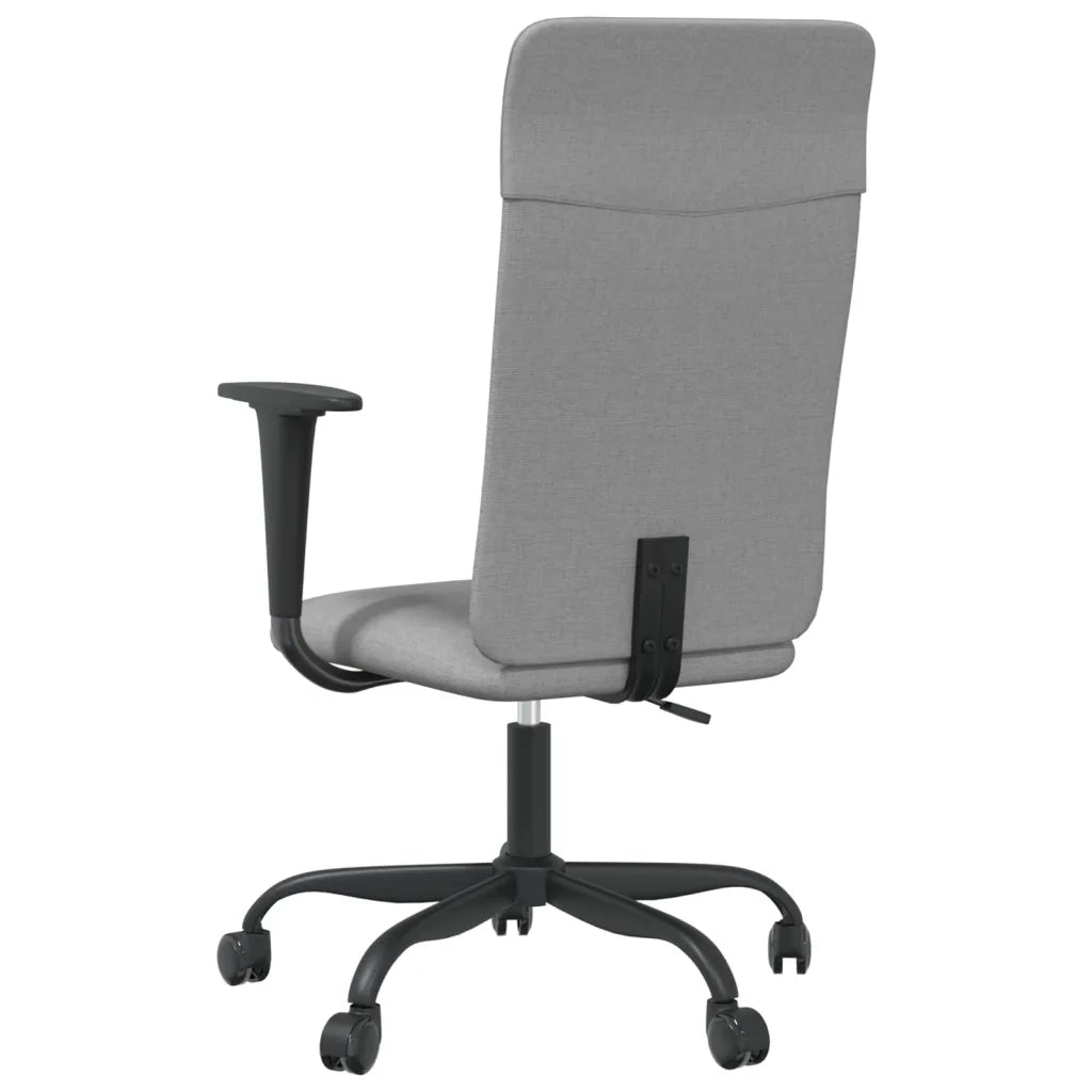 Sedia da Ufficio Regolabile Grigio Chiaro Rete e Similpelle 353017
