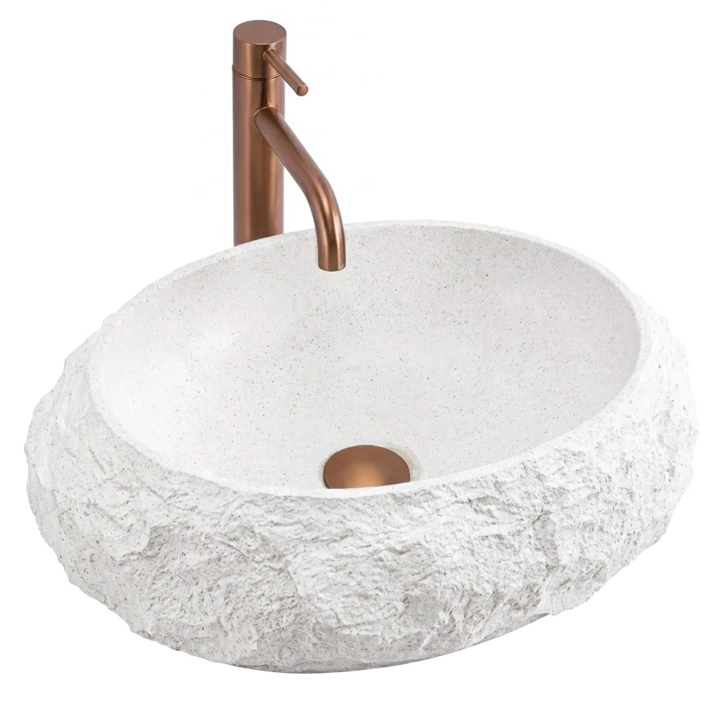 Lavabo Da Appoggio Rea Mika Ivory